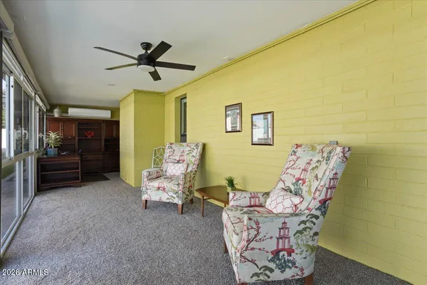 a view of balcony and patio