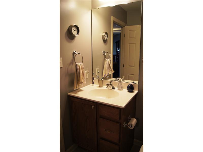 120 Castle View Drive McKees Rocks, PA 15136 - Photo 16 of 23 Full Bath. A view of the vanity from the Full Hall Bath on the Second Floor.