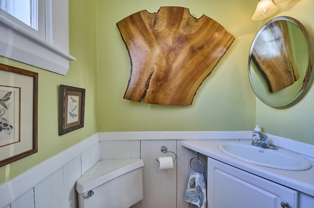 132 Windermere Road Auburndale, MA 02466 - Photo 14 of 38 a bathroom with a sink and mirror