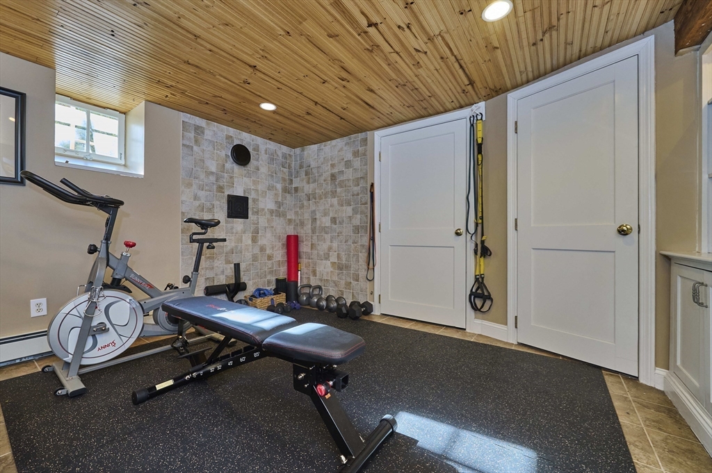 132 Windermere Road Auburndale, MA 02466 - Photo 32 of 38 a room with gym equipment