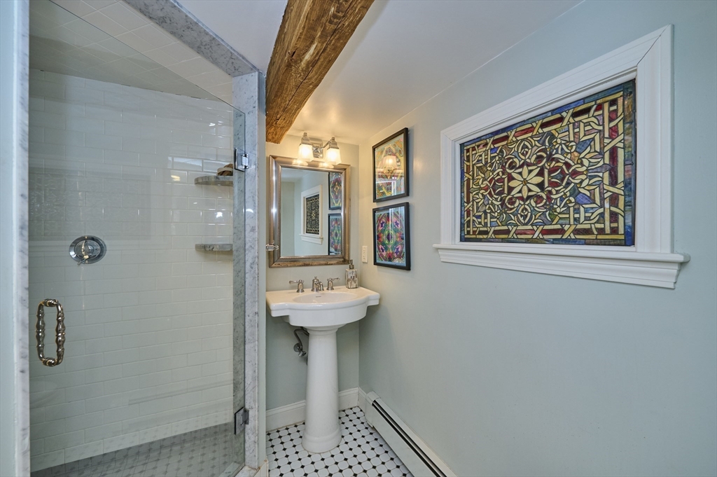 132 Windermere Road Auburndale, MA 02466 - Photo 34 of 38 a bathroom with a shower and a sink