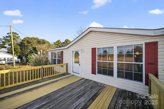 a view of a house with a balcony
