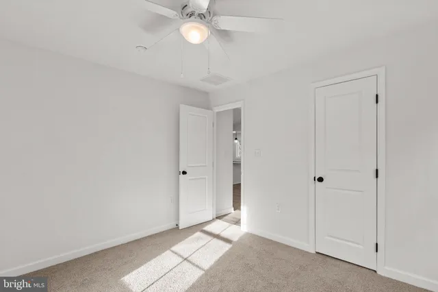 a view of an empty room