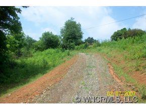 240 Gouges Branch Road Leicester, NC 28748 - Photo 12 of 18 a view of a dry yard with trees in the background