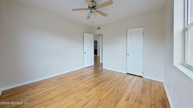 wooden floor in an empty room