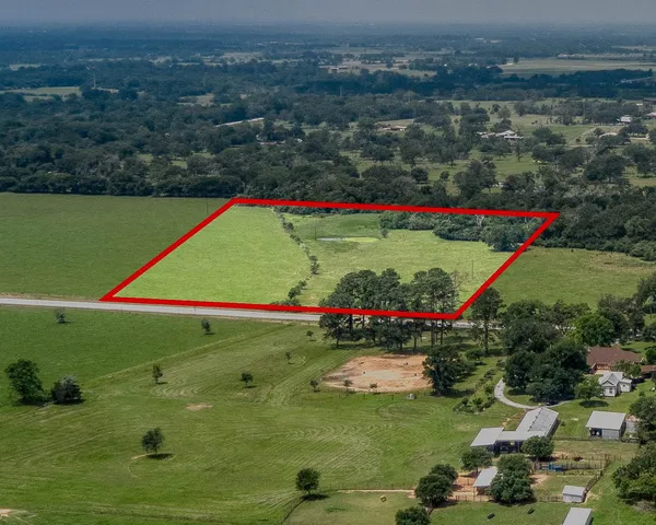 an aerial view of a houses