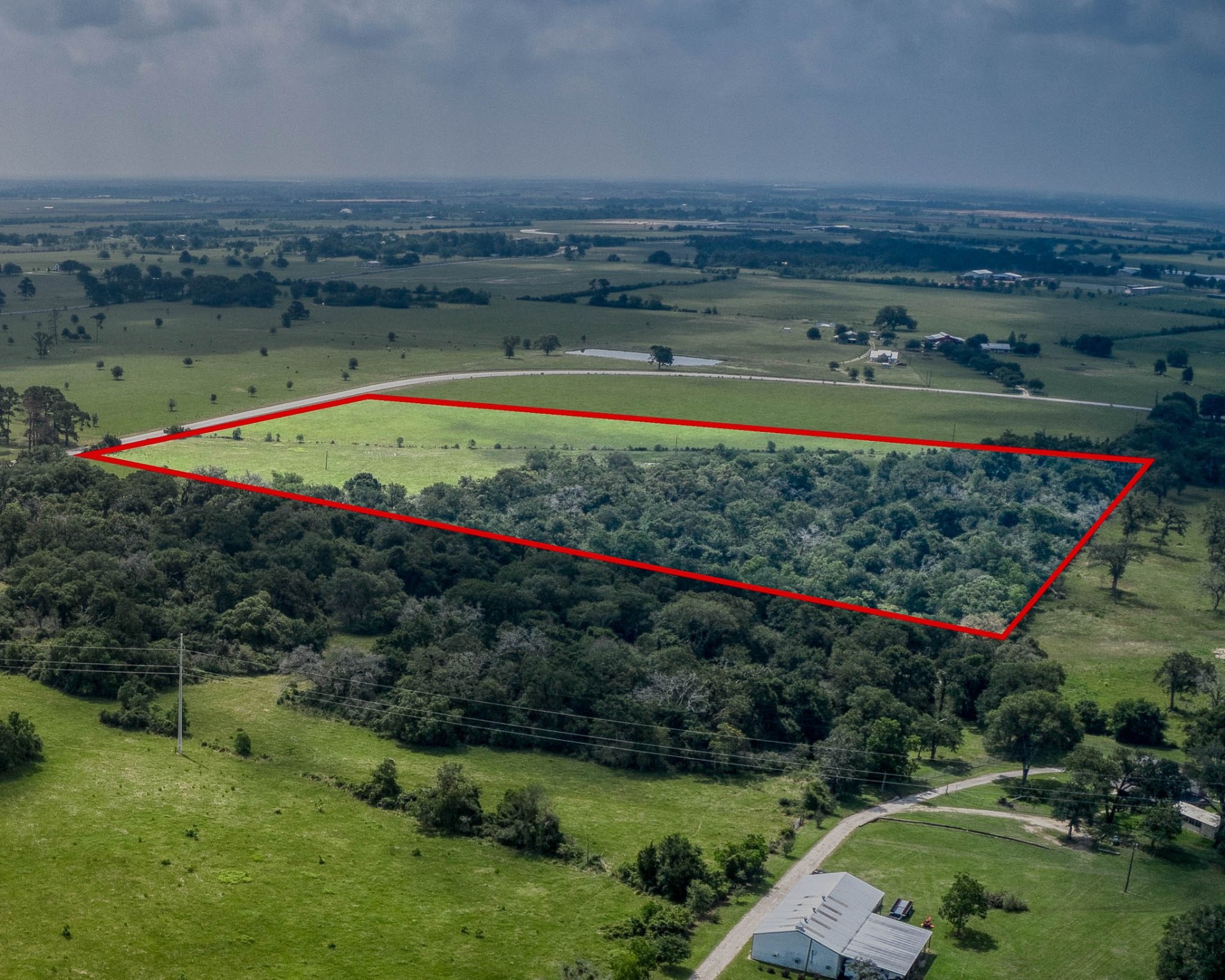 0 Fm 1488 Hempstead, TX 77445 - Photo 7 of 12 an aerial view of a golf course with a yard