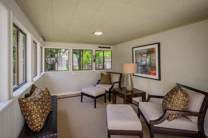 Clarendon Road Burlingame, CA 94010 - Photo 16 of 19 a living room with furniture and a window