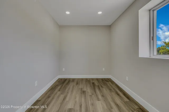 a view of room with window