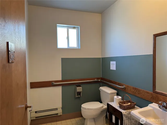 a view of a street with a house