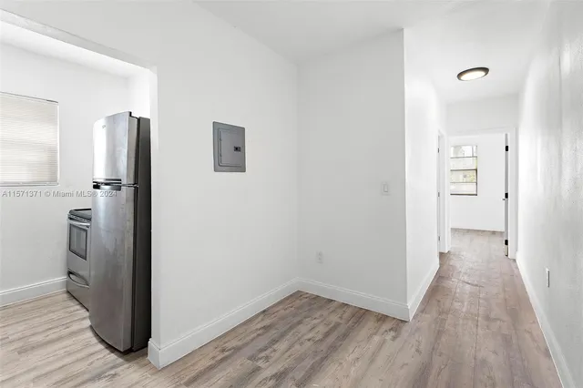wooden floor in a gallery