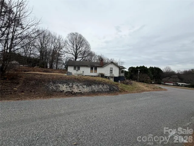 a view of a street with a road