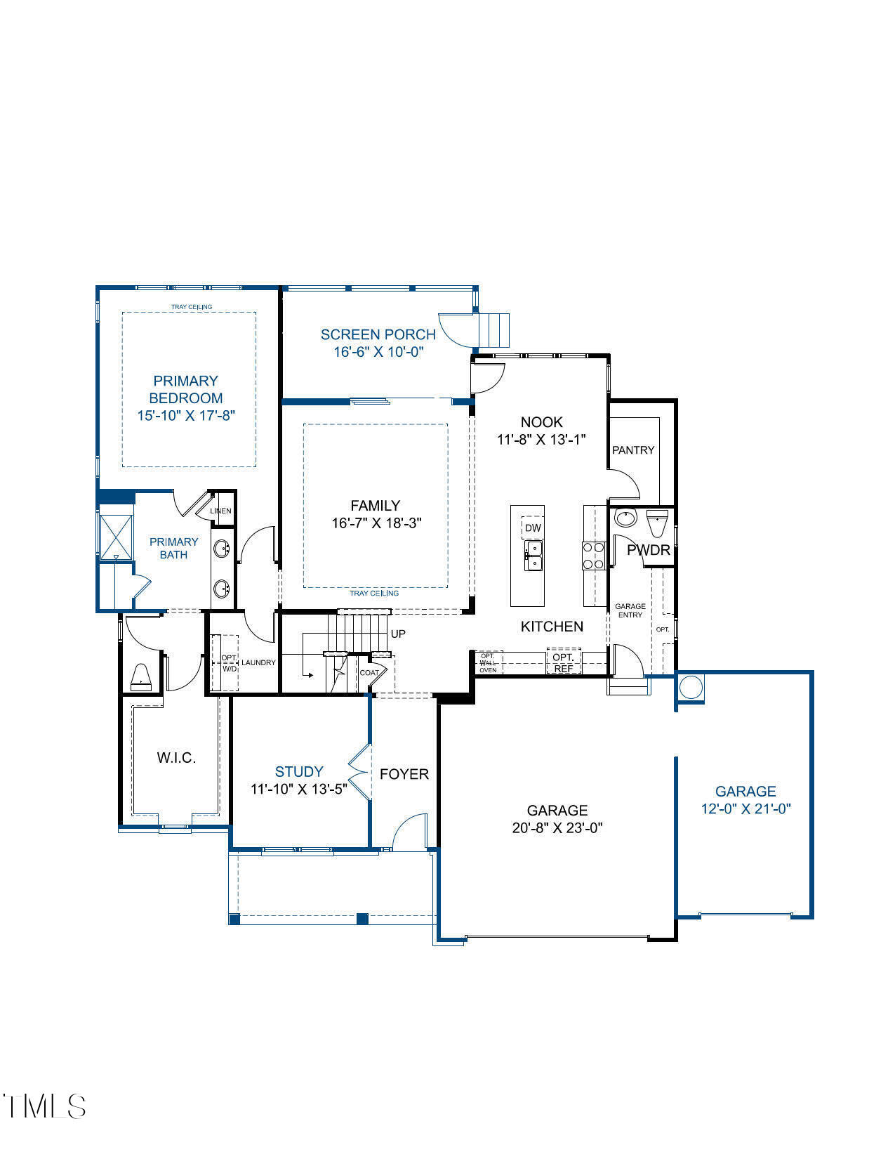 269 Ridge Road Chapel Hill, NC 27516 - Photo 39 of 41 a picture of a floor plan