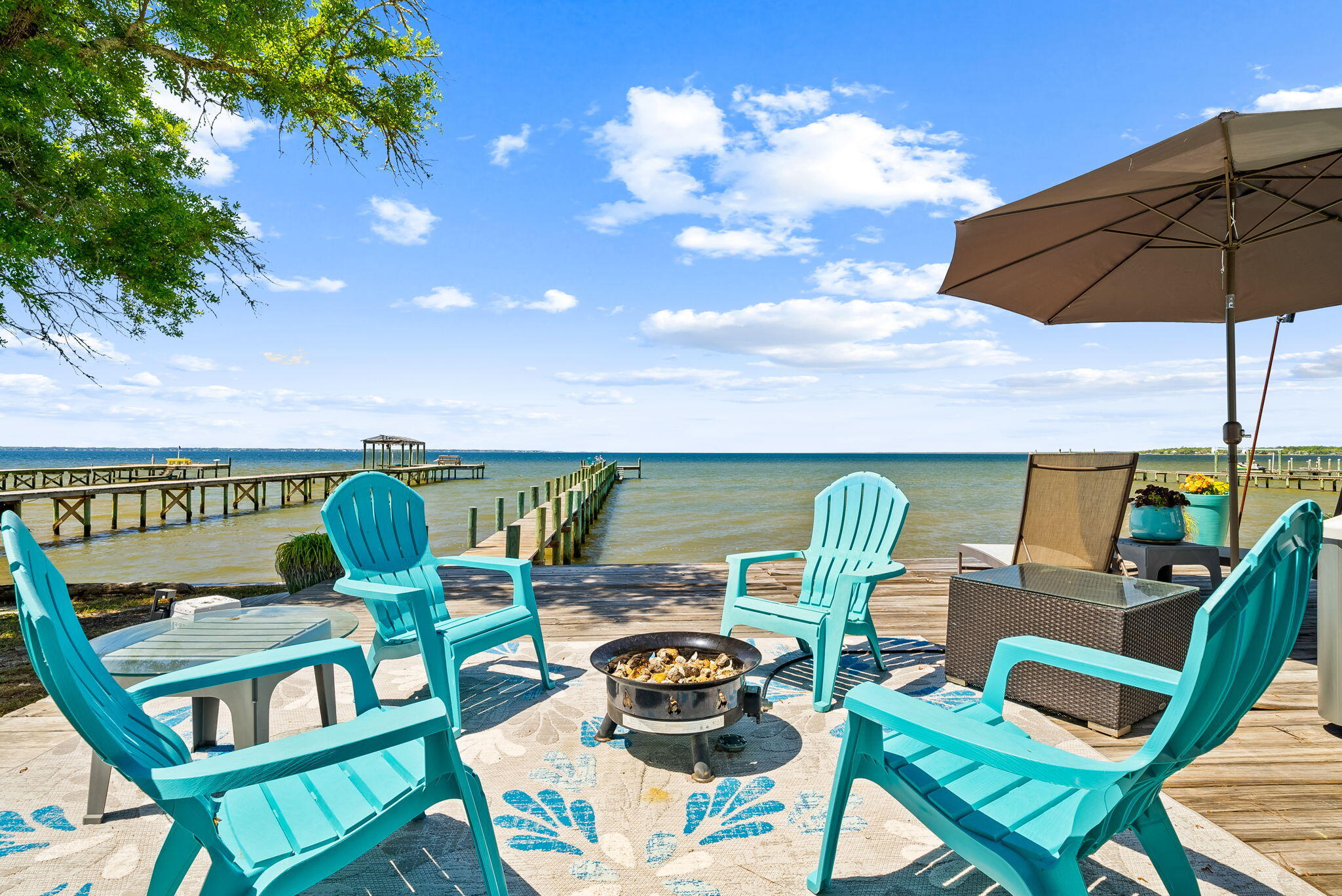 2554 Bay Grove Road Freeport, FL 32439 - Photo 26 of 51 Deck overlooking Bay