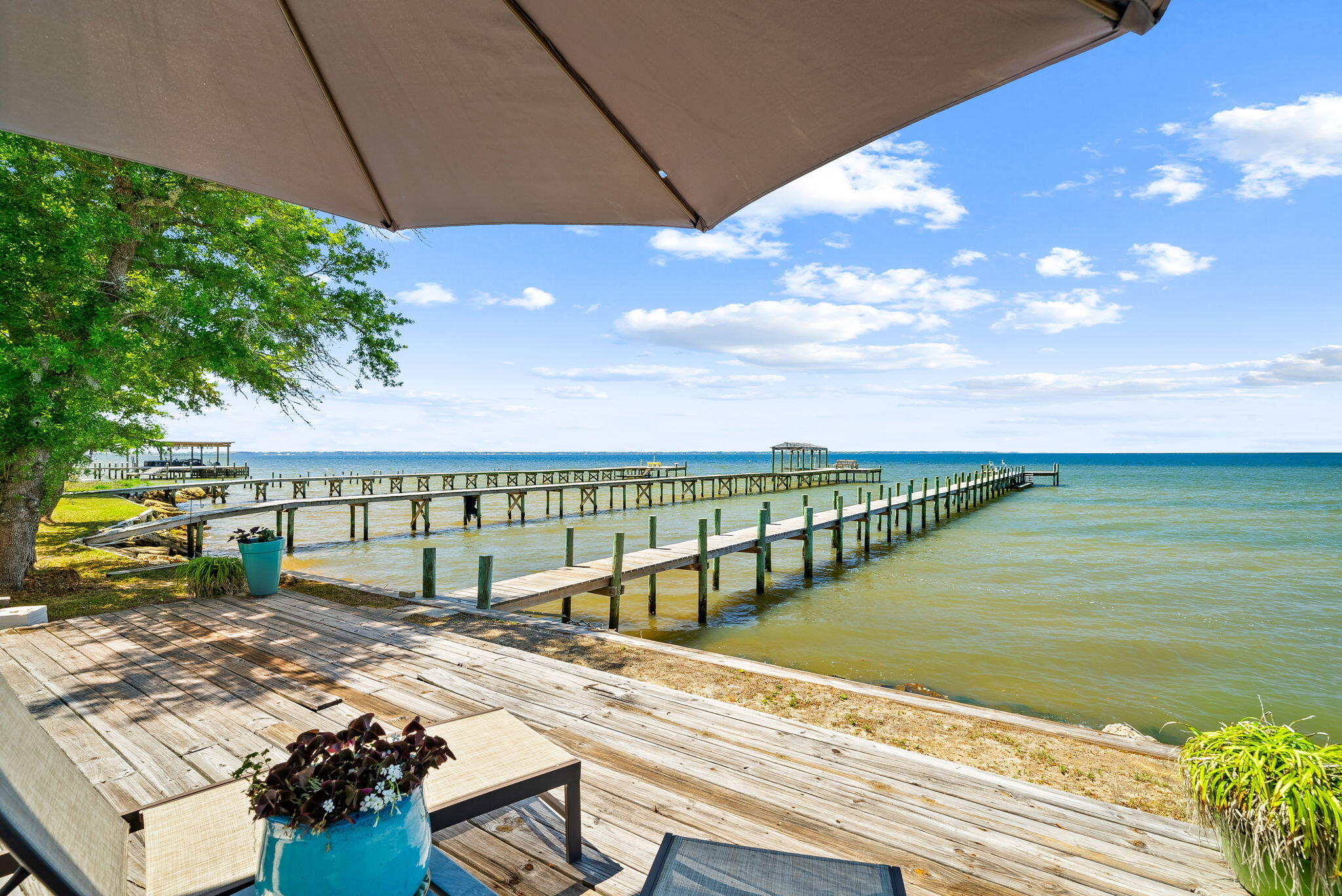 2554 Bay Grove Road Freeport, FL 32439 - Photo 28 of 51 Deck Overlooking Bay