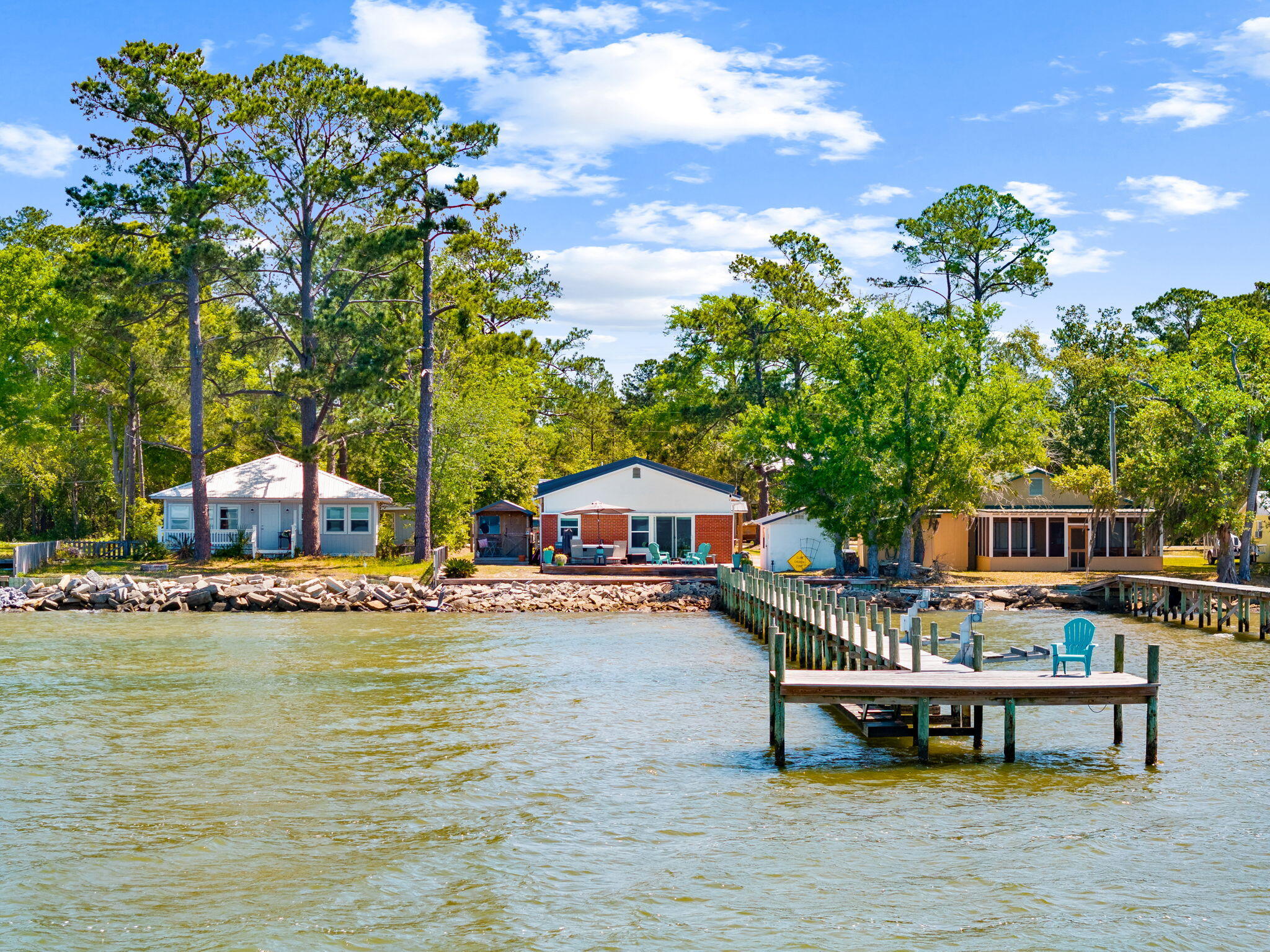 2554 Bay Grove Road Freeport, FL 32439 - Photo 35 of 51 View of Dock and Home from Water