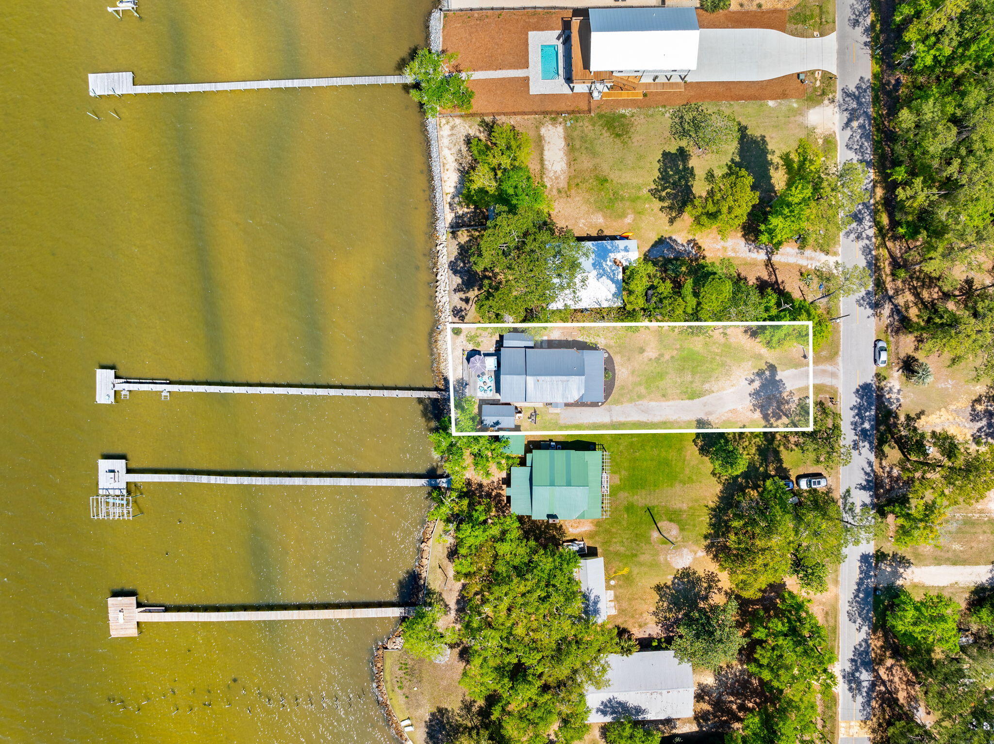 2554 Bay Grove Road Freeport, FL 32439 - Photo 38 of 51 60' of Bay Frontage