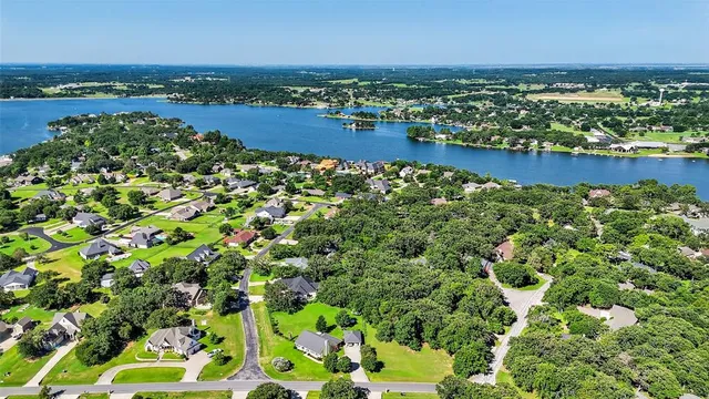 a view of a city with lots of trees