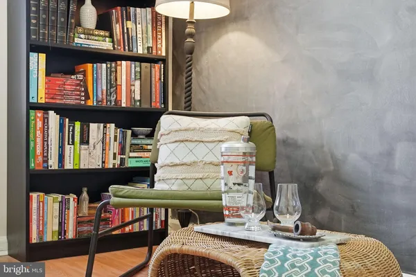 a view of outdoor space with seating