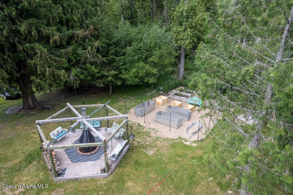 20264 Coeur D'Alene River Road Wallace, ID 83873 - Photo 25 of 43 Fire Pit and Garden