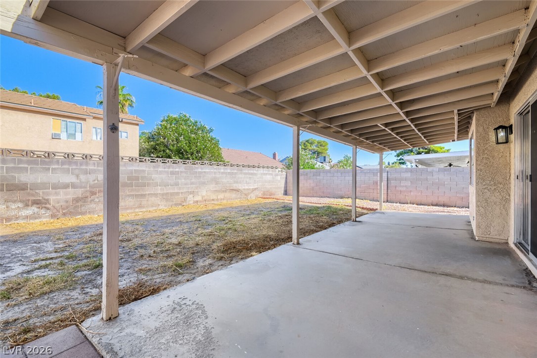 2343 Valleywood Road Henderson, NV 89014 - Photo 26 of 29 A spacious covered patio provides an ideal setting for outdoor enjoyment.
