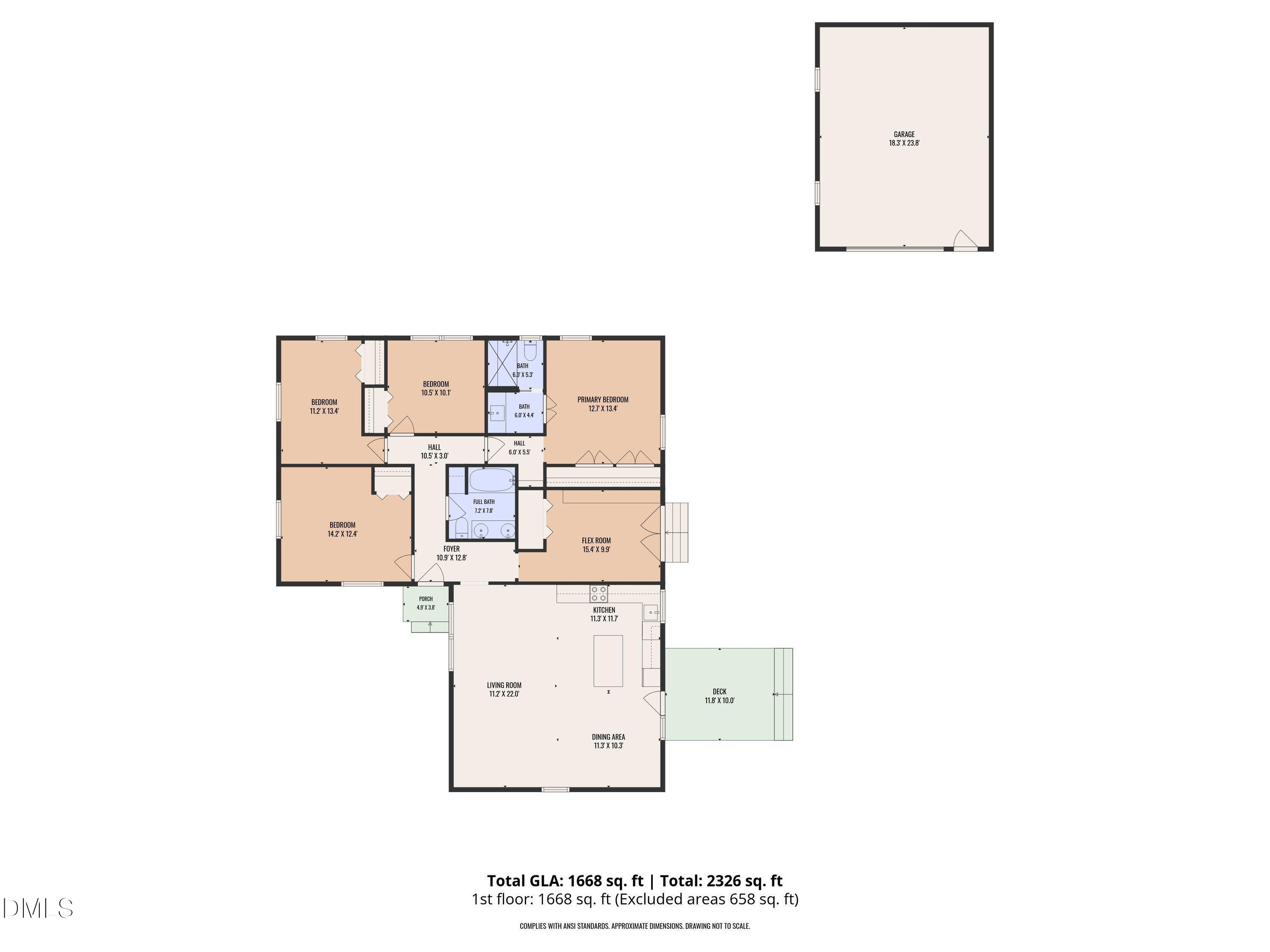118 Temple Lane Durham, NC 27713 - Photo 44 of 44 Temple Floor Plan
