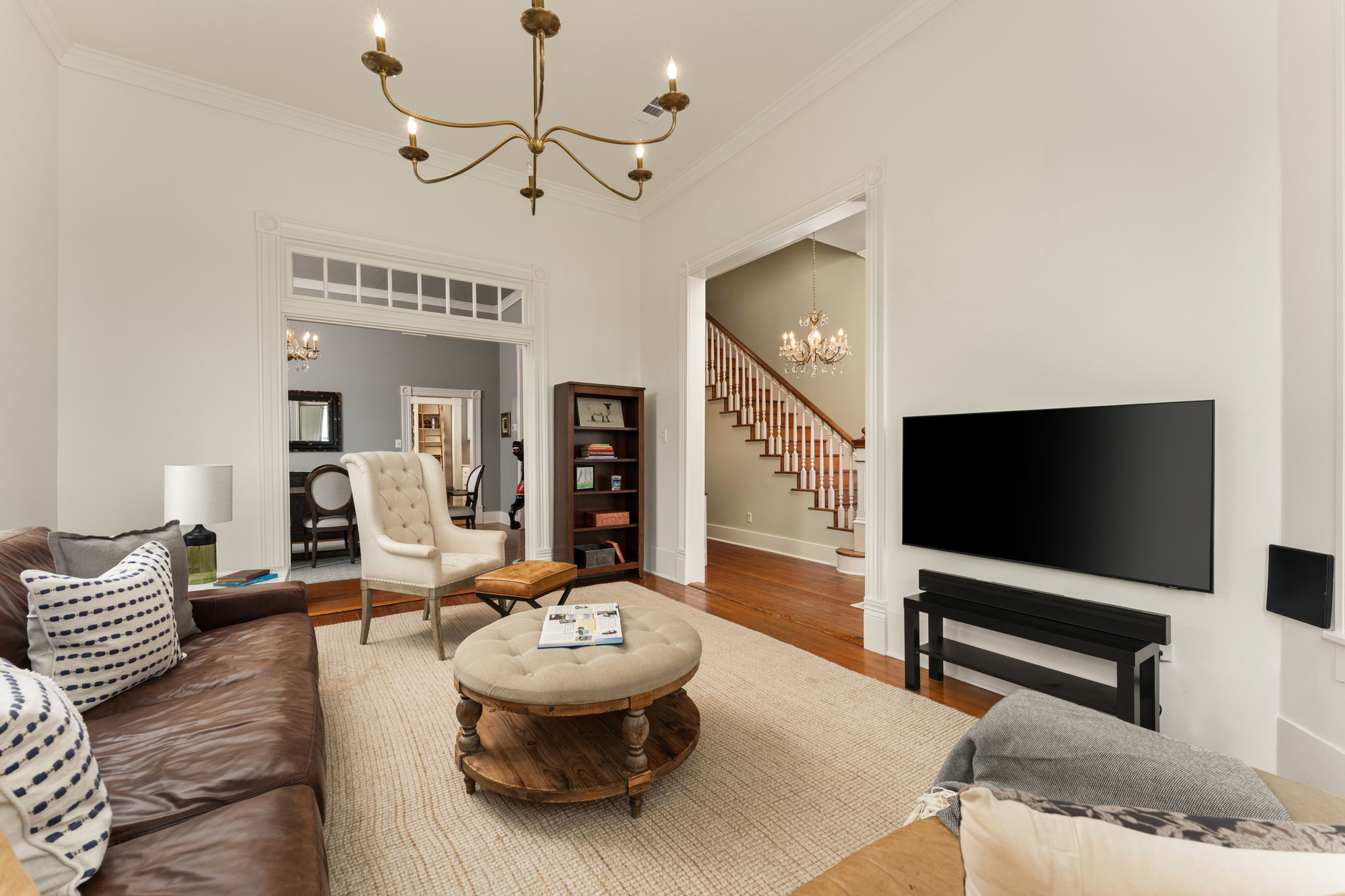 3409 Gatlin Creek Road Dripping Springs, TX 78620 - Photo 8 of 40 a living room with furniture and a flat screen tv