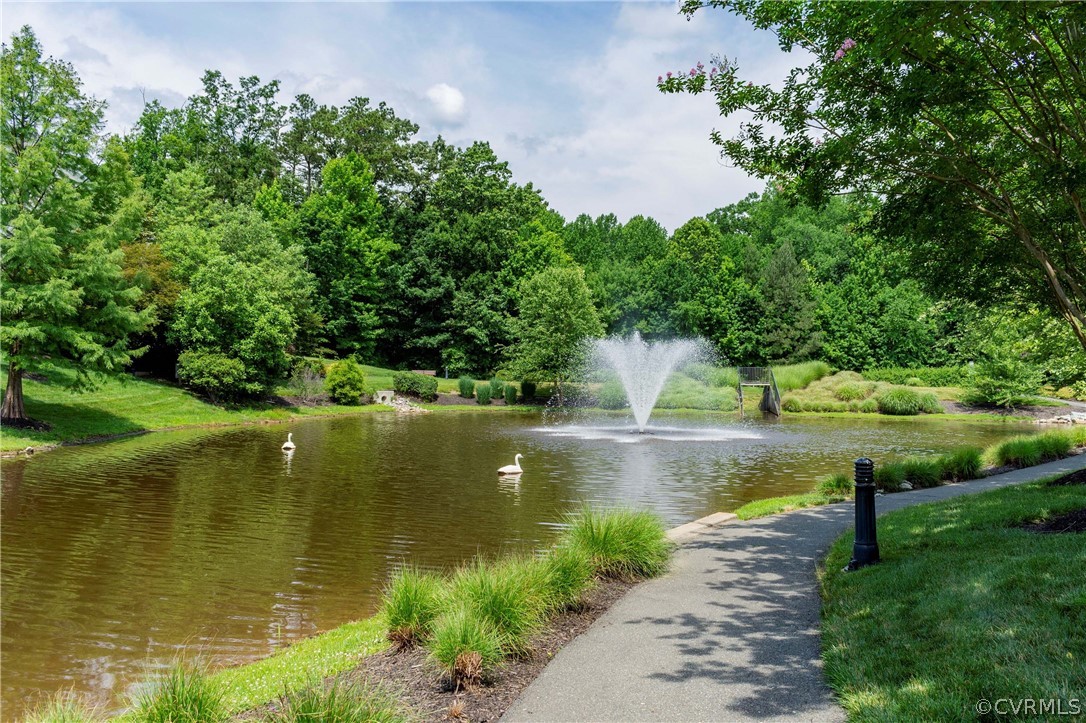 1122 Hyde Lane Henrico, VA 23229 - Photo 45 of 50 a view of a lake with a yard