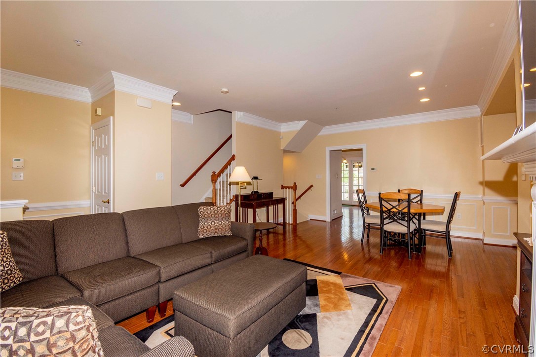 1122 Hyde Lane Henrico, VA 23229 - Photo 6 of 50 a living room with furniture and wooden floor