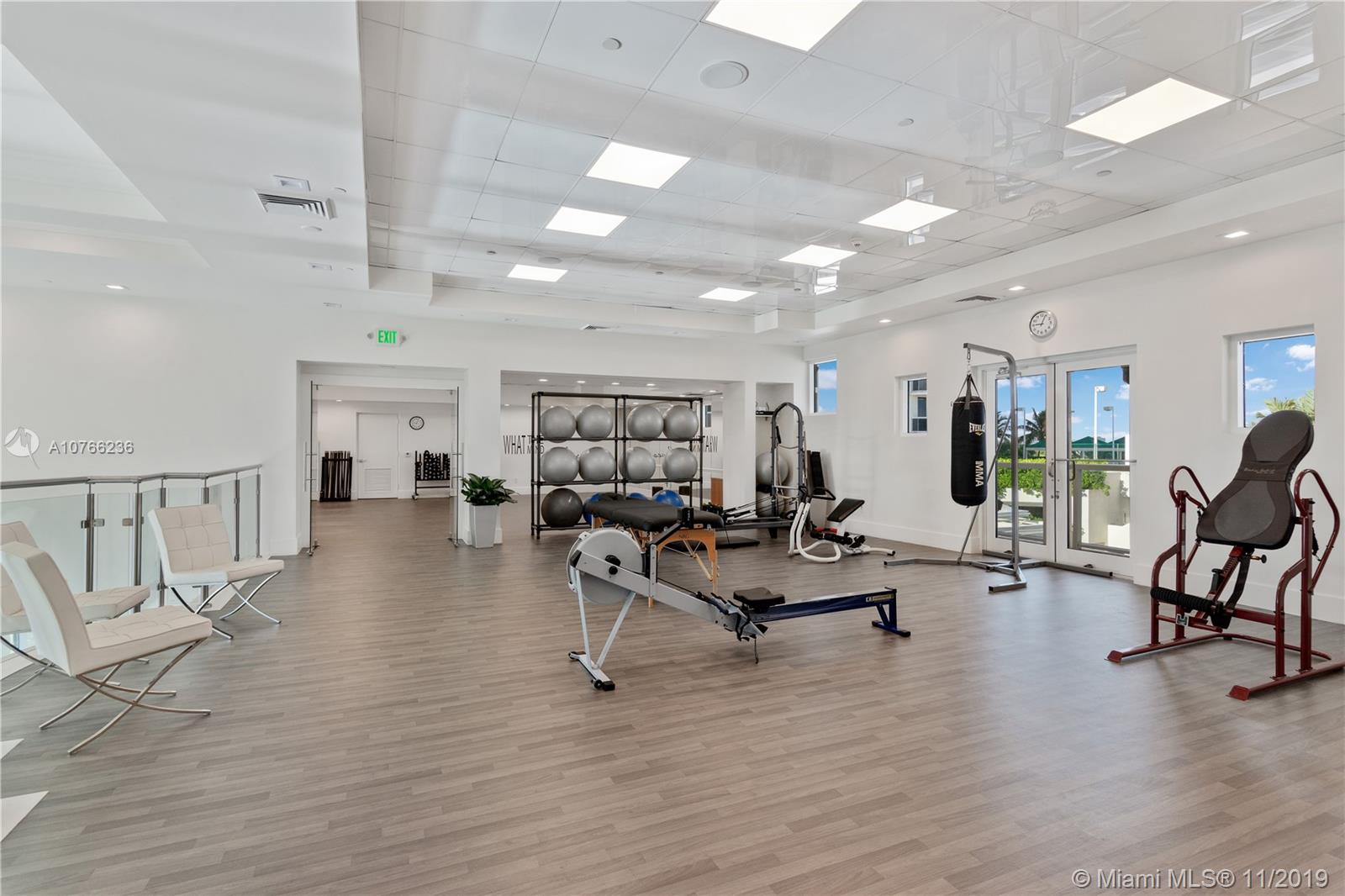 4775 Collins Avenue, Unit PH4206 Miami Beach, FL 33140 - Photo 16 of 26 Gym - Blue & Green Diamond