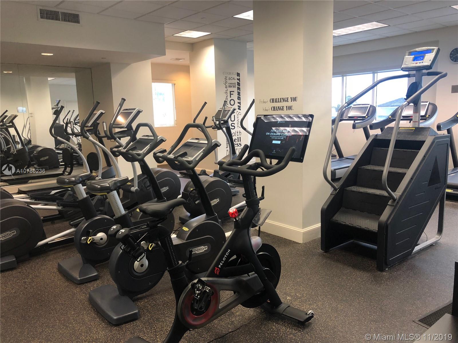 4775 Collins Avenue, Unit PH4206 Miami Beach, FL 33140 - Photo 20 of 26 Cardio Room - Blue & Green Diamond