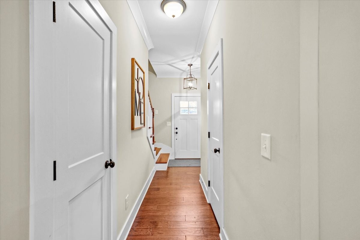 1048 Hurricane Creek Road Chattanooga, TN 37421 - Photo 13 of 31 a view of a hallway with wooden floor and closet