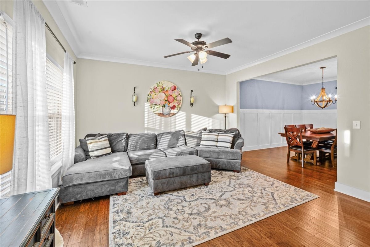 1048 Hurricane Creek Road Chattanooga, TN 37421 - Photo 4 of 31 a living room with furniture and wooden floor