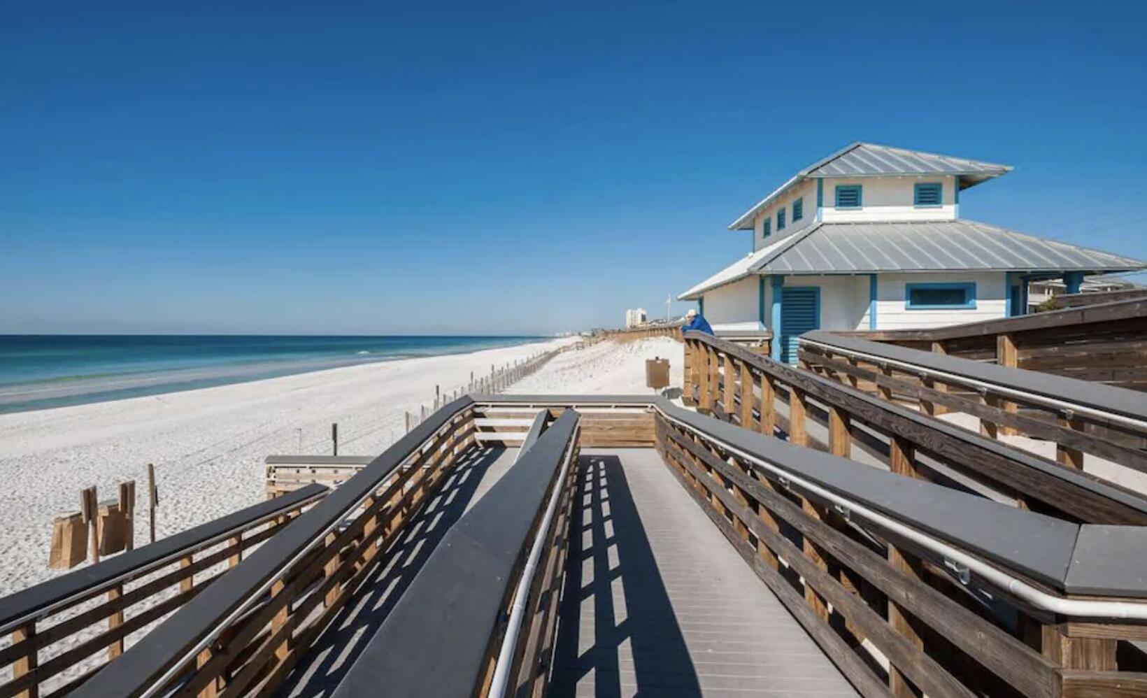 285 Payne Street, Unit 23B Miramar Beach, FL 32550 - Photo 30 of 41 a view of a roof deck with wooden floor