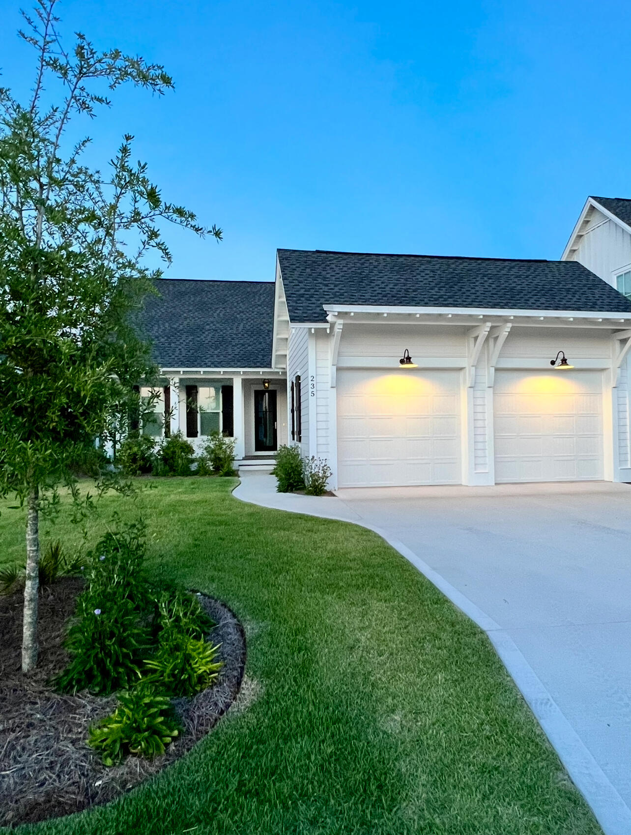 a view of outdoor space yard and front view of a house