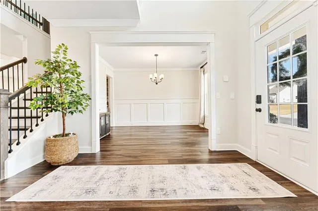 a view of an entryway