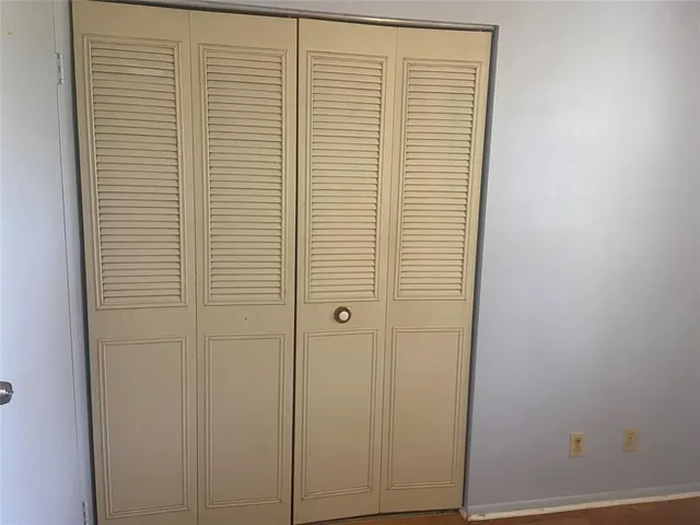 a view of a bathroom with a window