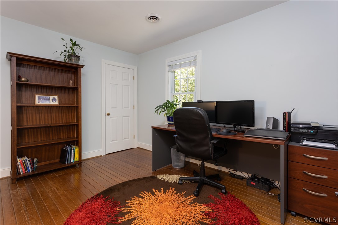 3904 Timber Ridge Place Midlothian, VA 23112 - Photo 22 of 35 Bedroom 4 has hardwood floors and access to walk u