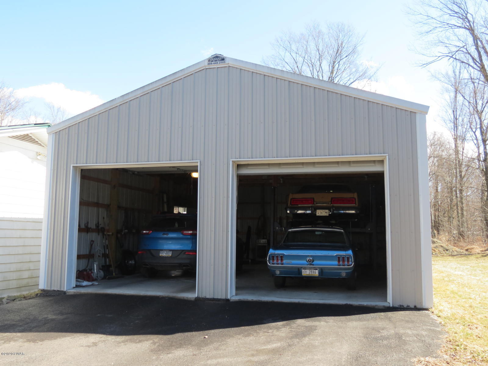 920 Spring Hill Road Sterling, PA 18463 - Photo 8 of 17 2 car garage w/lift