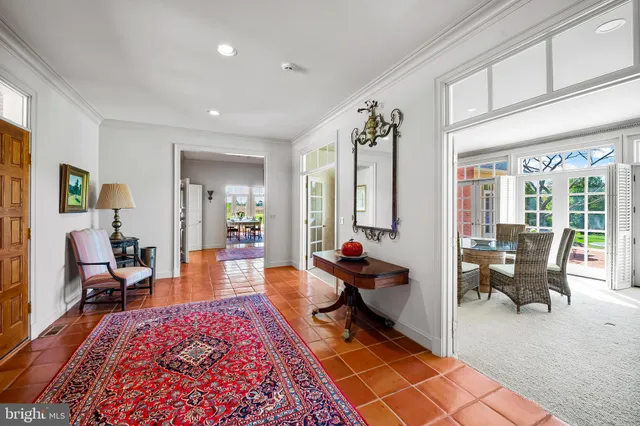 a view of front door of house