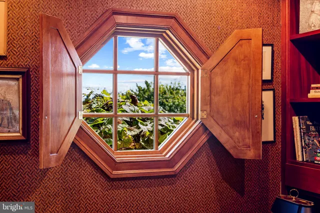 a view of a lounge chairs in the patio