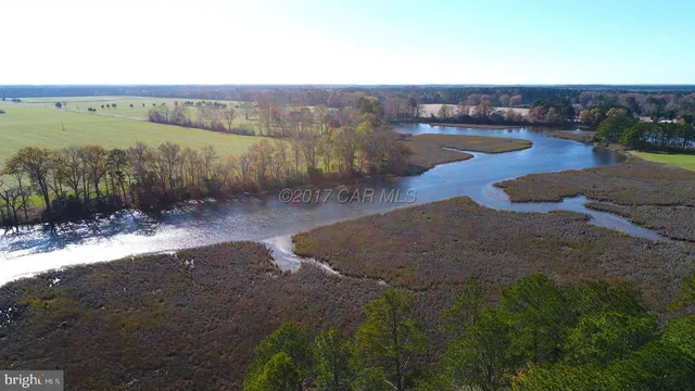 a view of a lake with mountains in the background