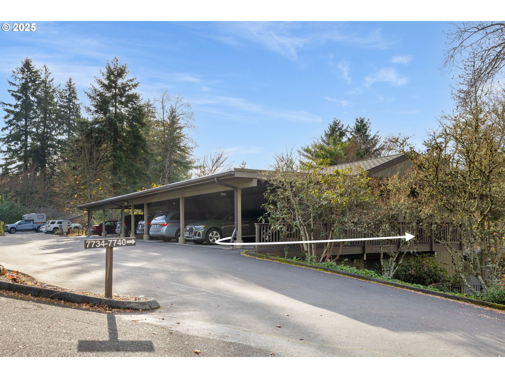 7734 Southwest Barnes Road, Unit A Portland, OR 97225 - Photo 4 of 37 Driveway