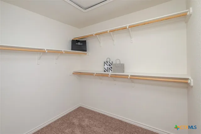 a close up view of racks on the wall