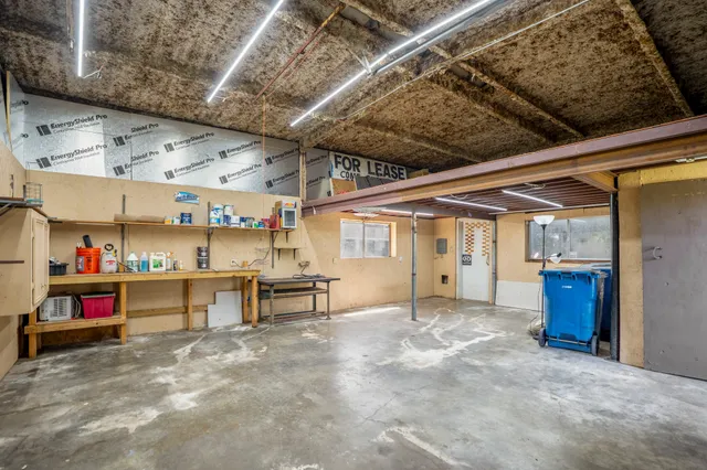 a view of storage and utility room