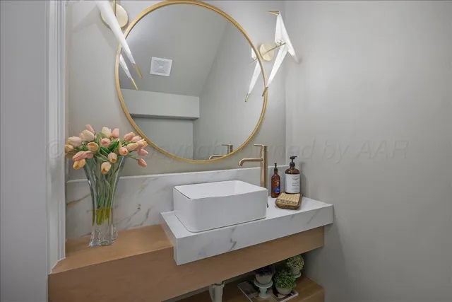 a view of a bathroom with a shower