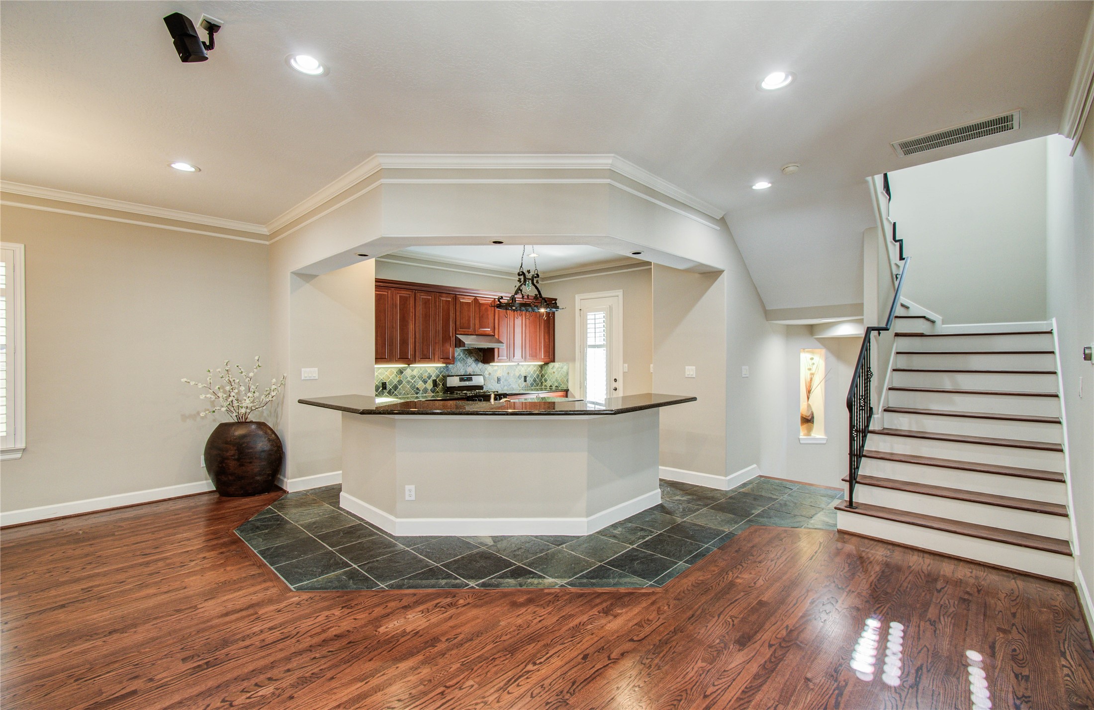 4613 Floyd Street Houston, TX 77007 - Photo 6 of 37 a view of room with wooden floor