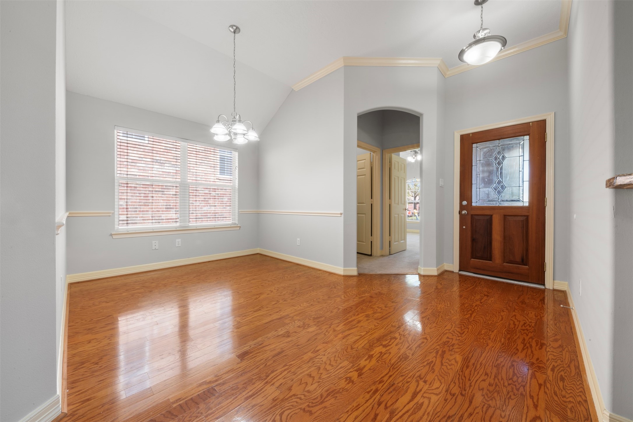 2434 Soledad Ridge Drive Spring, TX 77373 - Photo 10 of 33 Walk inside the front door and you are greeted with wood floors