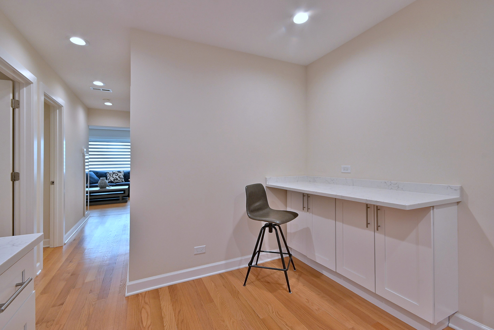 3045 North Paris Avenue, Unit 203 River Grove, IL 60171 - Photo 12 of 27 a view of an empty room and wooden floor