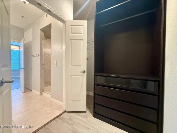 a view of closet area